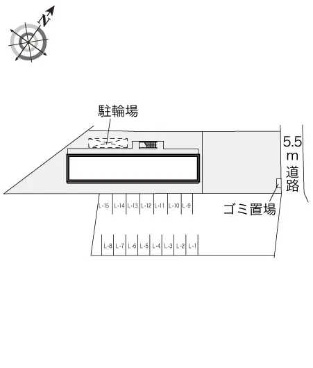 ★手数料０円★彦根市西沼波町　月極駐車場（LP）